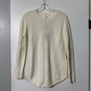 Long Sleeve Cream Sweater Women’s Small